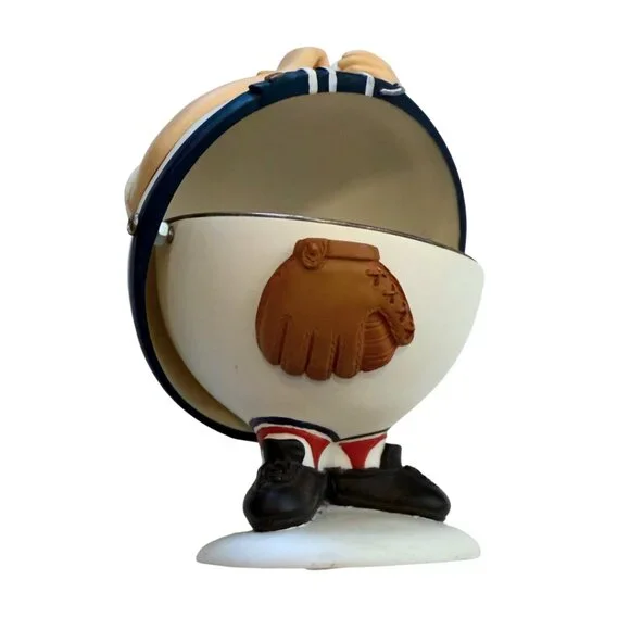 Department 56 2004 Boston Red Sox MLB Baseball Player Candy Dish Bowl Figurine - Picture 4 of 5